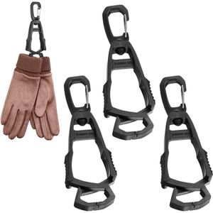 Handschoen Clips - Handschoen Houder Werk Handschoen Houder Clip Rugzak Clips Riem Accessoires Voor Rugzak Outdoor Tool Brandweerman Handschoen Strap Praktische Handschoen Clips Voor Werk - 3 stuks