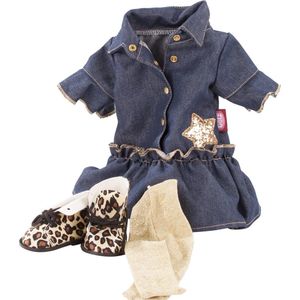 Götz poppenkleding compleet set golden coolness voor pop van 45-50cm