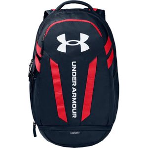 Under Armour - Hustle 5.0 Backpack 29L - Blauw-rode Rugzak-One Size