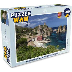 Puzzel Een gebouw aan de Ionische zee - Legpuzzel - Puzzel 500 stukjes