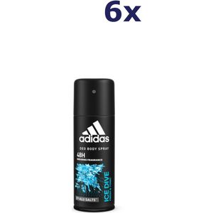 Adidas Deodorant spray Ice Dive 6 x 150 ml