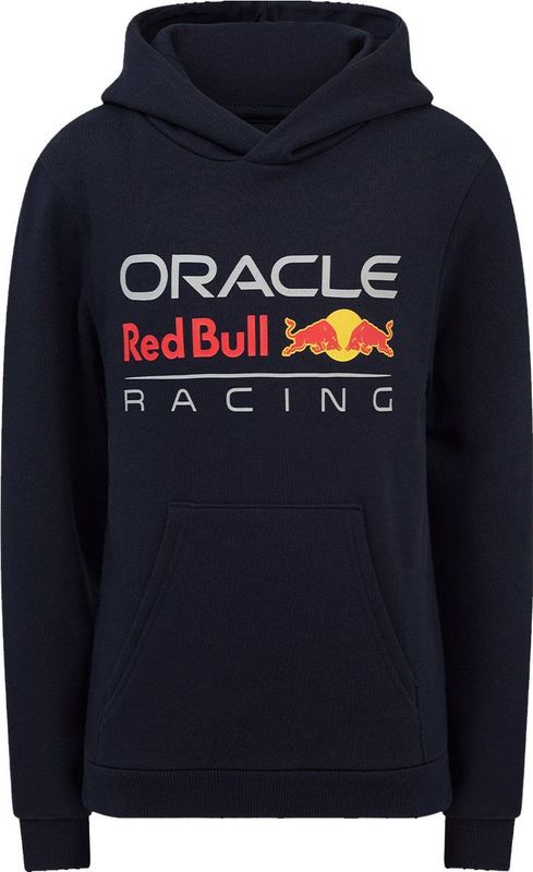 Red Bull Racing - Large Front Logo Hoodie - Nachtblauw - Kids