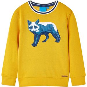 vidaXL - Kindertrui - 104 - okerkleurig