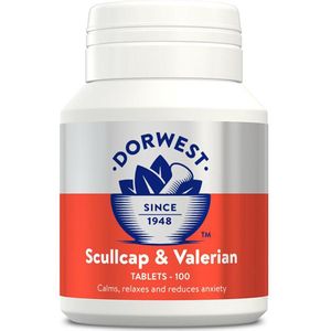 Dorwest scullcap & valerian tabletten valeriaan kruiden rustgevend