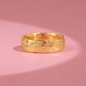 Cloud ring voor valentijnsdag geschenk, Natuur geïnspireerde trouwring 14K Verguld