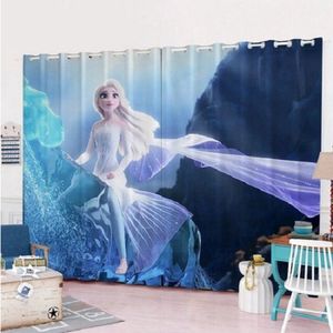 Gordijn - Frozen - kant en klaar - verduisterend - 132 x 160 cm ( één geheel )