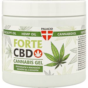 Palacio CBD Sportgel (massage) Forte 600 ml – Hennep & Kruiden – Voor spieren, gewrichten & rug – Verlicht spanning en vermoeidheid