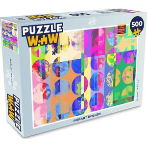 Puzzel Popart bollen - Legpuzzel - Puzzel 500 stukjes