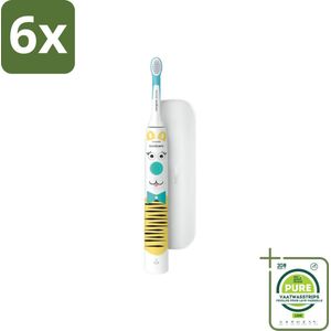 Philips Sonicare - Elektrische Tandenborstel - For Kids - Vanaf 3 Jaar - HX3601/01 - Voordeelverpakking - 6 stuks - Elektrische tandenborstel voor kinderen - Tandenborstel voor 3 jaar