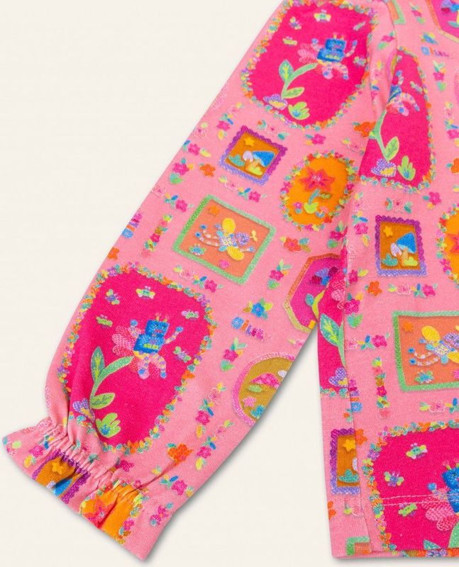 Oilily - Tubbs l.sl. T-shirt - Roze - 122/7yr