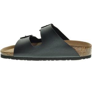 Zwarte Slipper Tweeband Bionatura maat 36
