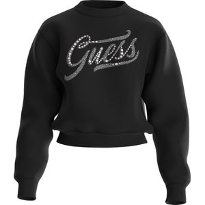 Guess CN Stones Logo Sweater Dames - Zwart - Maat M
