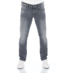 Mustang Heren Jeans Broeken Oregon tapered Fit Grijs Volwassenen Denim Jeansbroek