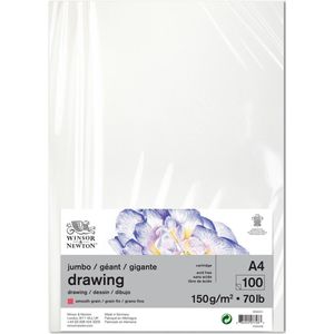 Winsor & Newton Tekenpapier Fijne korrel 150gr. Pak 100 vel A4