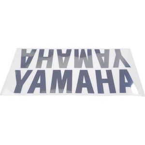 Sticker Set Chroom voor Yamaha 2 Delig Voor Onderspoiler [Links En Rechts]