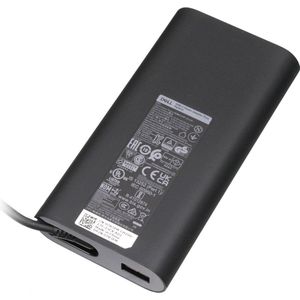 Dell PA901C USB-C oplader 90W - afgerond - (+USB-A Port 10W)