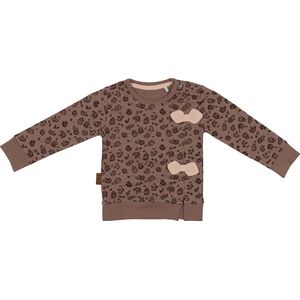 Frogs and Dogs - Meisjes sweater - Taupe - Maat 74