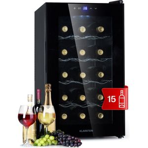 Barolo 15 Uno wijnkoelkast 48 liter 15 flessen 11-18°C single zone