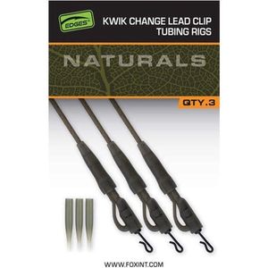 Naturals Kwik Change Lead Clip Tubing Rigs Fox