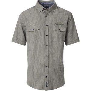 Casa Moda Linnen Overhemd Korte Mouw New York Collectie - XL