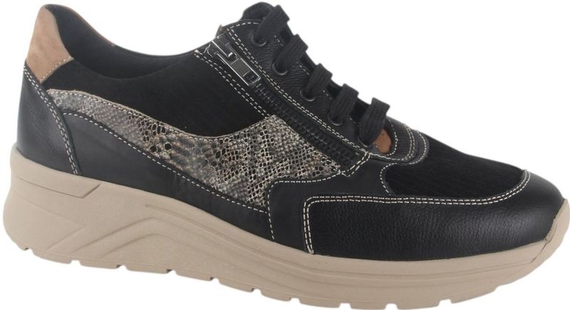 Solidus - 59083-01242-K - Sneakers - Zwart - Suède