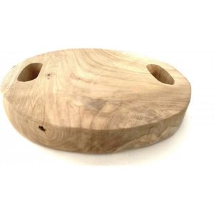 Dienblad - serveerschaal - kaasplank H4  Ø35  - Teak Telenan