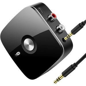 CRLYN® Bluetooth Receiver Aux - Ontvanger - Carkit - Zwart