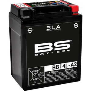 Bs Battery Bb14l-a2 Agm-accu Zwart