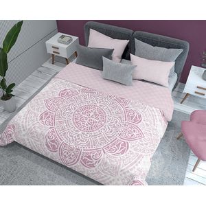 Bedsprei Mandala - roze - 170x210 cm