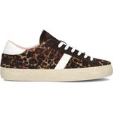 D.a.t.e. - Lage Sneakers - Veelkleurig - Ponyhuid met Dierenprint