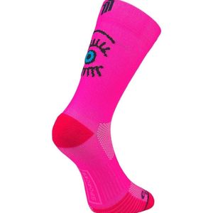 Sporcks hardloopsokken / eye pink XL /47-49 / sportsokken/ compressiesportsokken