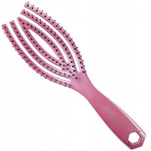 Fox Flex Brush Nylon Haarborstel - Roze/Violet