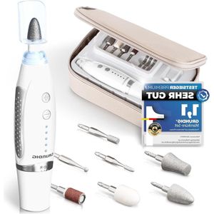 Elektrische Manicure Set - Mooie Nagels met Power-LED en 17-Delige Saffier Accessoires - Pedicure Voetverzorgingsset en Manicure Set Accessoires Nabestellen