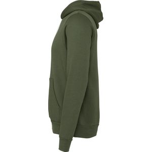 Bella+Canvas Unisex Poly-Cotton Fleece Pullover Hoodie CV3719 - Military Green - S