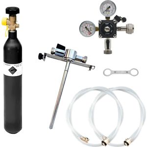 Accessoirepakket 1 met 5l professionele adapter, 10mm bierslang en 0,5 kg CO2-flesje