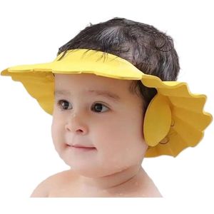 Douchekapje Voor Kinderen I Douche Muts I Douche Kap I Voor Baby & Kinderen I Douche Petje I Geel