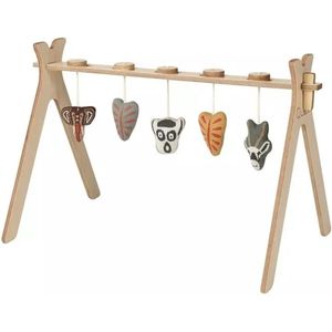 QUAX TIPI - ACTIVITY ARCH -SPEELBOOG + 5 TRICOT FIGUURTJES - ETHNIC