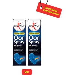 2X Lucovitaal Oorspray Pijnloos - Voordeelverpakking!!