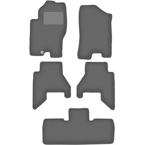 Grafiet automatten voor: Nissan Pathfinder 7-zits (vóór facelift) (2005-2010)