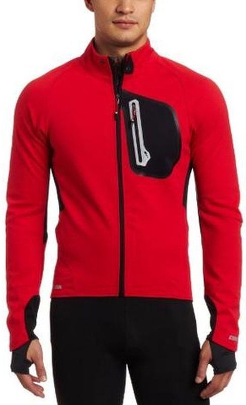 Pearl Izumi - PRO Softshell Jacket 180 - Fietsjack - Rood met Zwart - Winddicht
