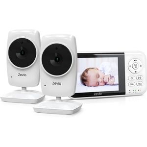 Zevio - Babyfoon Comfort - Baby Monitor - Met 2 Camera's