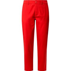 Pepe Jeansvoor mannen. PM211873 Rode katoenen chino broek in popeline (28), Rood, Casual, Duurzaam