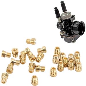 25Pcs Head Jet Carburetor, 55-115 M5 Carb Head Jet Kit Replacement for Dellorto Carburetor PHBG with M5 Nozzles