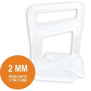 Fix Plus Levelling Clip 2 mm - 500 st.