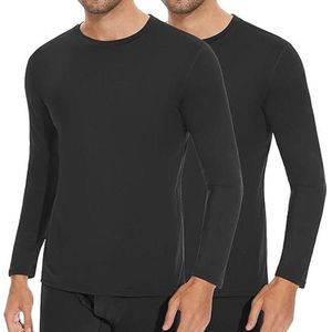 Thermisch Ondergoed voor Heren | Fleece Thermoshirt met Lange Mouwen | Warm Functioneel Ondergoed