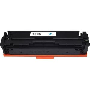 HP CF401X HP 201X – Toner – Cyaan – 2.300 pagina's – Compatible Canon 045HC i-SENSYS LBP611 LBP613 MF631 MF632 MF633 MF634 MF635 MF636 Color LaserJet Pro M252 M274 M277 Cartridge Patroon Vervangend Printer Tonercartridge