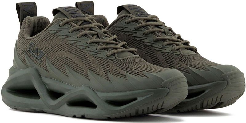 EA7 - Infinity Venom - Sportschoenen - Zwart - Unisex - Plat - Veters