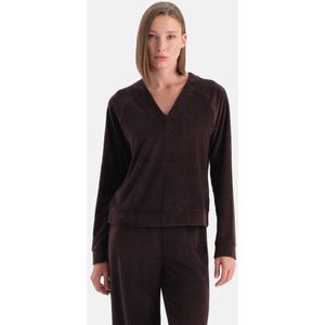 Dagi Sweatshirt met Lange Mouwen en V-hals