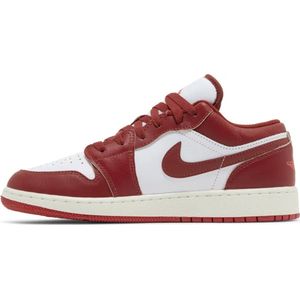 Air Jordan 1 Low SE GS Dune Red - FJ3465-160 - Maat 37.5 - ROOD - Schoenen