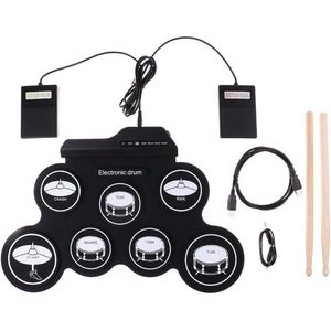 DailySupplies® Elektrisch Drumstel - Drumstel voor kinderen en Volwassenen - Zwart